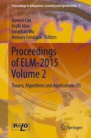 Cover von Proceedings of ELM-2015 Volume 2