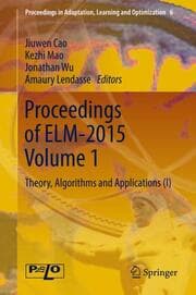 Cover von Proceedings of ELM-2015 Volume 1