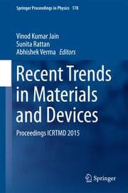 Cover von Recent Trends in Materials and Devices