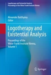 Cover von Logotherapy and Existential Analysis