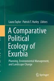 Cover von A Comparative Political Ecology of Exurbia