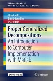 Cover von Proper Generalized Decompositions
