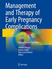 Cover von Management and Therapy of Early Pregnancy Complications