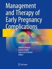 Cover von Management and Therapy of Early Pregnancy Complications