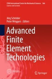Cover von Advanced Finite Element Technologies
