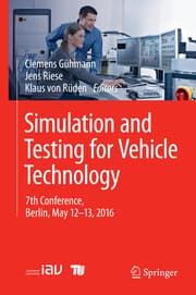 Cover von Simulation and Testing for Vehicle Technology