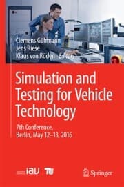 Cover von Simulation and Testing for Vehicle Technology