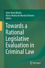 Cover von Towards a Rational Legislative Evaluation in Criminal Law