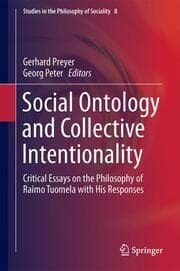 Cover von Social Ontology and Collective Intentionality