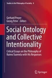 Cover von Social Ontology and Collective Intentionality