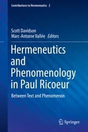 Cover von Hermeneutics and Phenomenology in Paul Ricoeur
