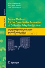 Cover von Formal Methods for the Quantitative Evaluation of Collective Adaptive Systems