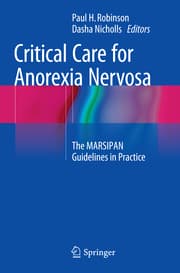 Cover von Critical Care for Anorexia Nervosa