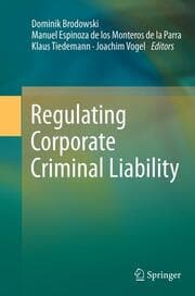 Cover von Regulating Corporate Criminal Liability