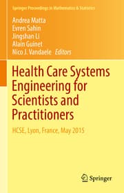 Cover von Health Care Systems Engineering for Scientists and Practitioners