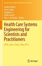 Cover von Health Care Systems Engineering for Scientists and Practitioners
