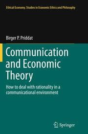 Cover von Communication and Economic Theory