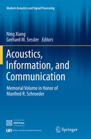 Cover von Acoustics, Information, and Communication