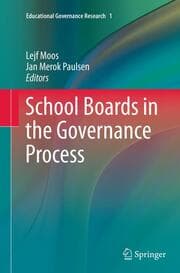 Cover von School Boards in the Governance Process