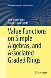 Cover von Value Functions on Simple Algebras, and Associated Graded Rings