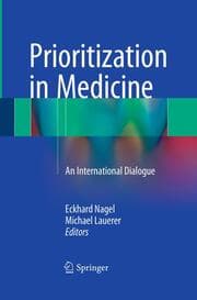Cover von Prioritization in Medicine