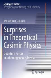 Cover von Surprises in Theoretical Casimir Physics