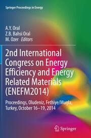 Cover von 2nd International Congress on Energy Efficiency and Energy Related Materials (ENEFM2014)