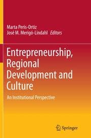Cover von Entrepreneurship, Regional Development and Culture