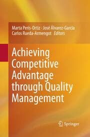 Cover von Achieving Competitive Advantage through Quality Management