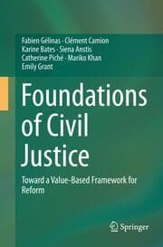 Cover von Foundations of Civil Justice