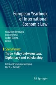 Cover von Trade Policy between Law, Diplomacy and Scholarship