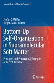 Cover von Bottom-Up Self-Organization in Supramolecular Soft Matter