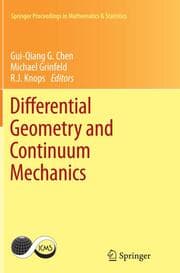 Cover von Differential Geometry and Continuum Mechanics