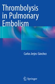 Cover von Thrombolysis in Pulmonary Embolism