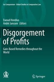 Cover von Disgorgement of Profits