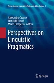 Cover von Perspectives on Linguistic Pragmatics