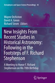Cover von New Insights From Recent Studies in Historical Astronomy: Following in the Footsteps of F. Richard Stephenson