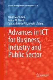 Cover von Advances in ICT for Business, Industry and Public Sector