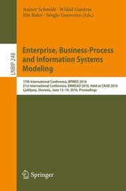 Cover von Enterprise, Business-Process and Information Systems Modeling