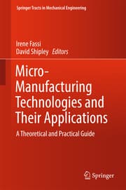 Cover von Micro-Manufacturing Technologies and Their Applications