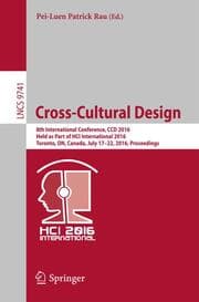 Cover von Cross-Cultural Design