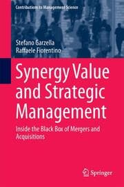Cover von Synergy Value and Strategic Management