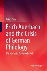 Cover von Erich Auerbach and the Crisis of German Philology