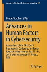 Cover von Advances in Human Factors in Cybersecurity