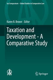 Cover von Taxation and Development - A Comparative Study