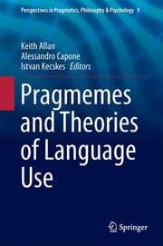 Cover von Pragmemes and Theories of Language Use