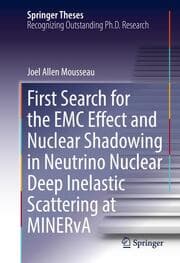 Cover von First Search for the EMC Effect and Nuclear Shadowing in Neutrino Nuclear Deep Inelastic Scattering at MINERvA