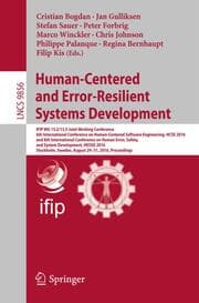 Cover von Human-Centered and Error-Resilient Systems Development