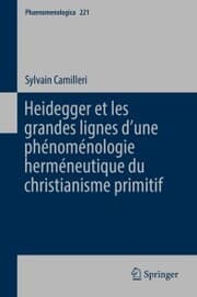 Cover von Heidegger et les grandes lignes d¿une phénoménologie herméneutique du christianisme primitif