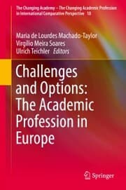 Cover von Challenges and Options: The Academic Profession in Europe